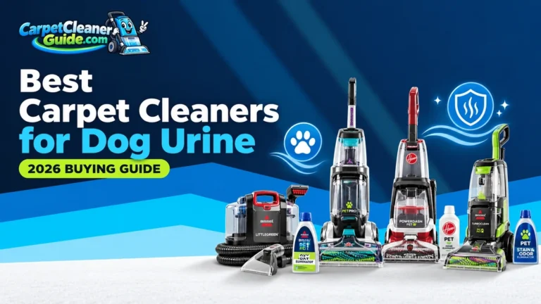 Best Carpet Cleaners for Dog Urine