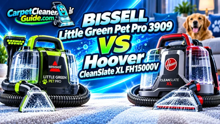 BISSELL Little Green Pet Pro 3909 vs Hoover CleanSlate XL FH15000V