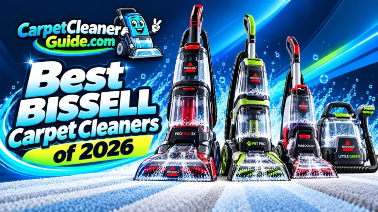 Best BISSELL Carpet Cleaners of 2026 featured image with BISSELL carpet cleaners