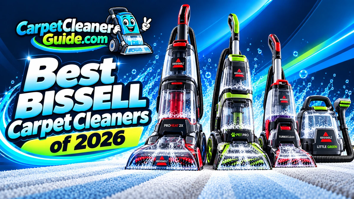 Best BISSELL Carpet Cleaners of 2026 featured image with BISSELL carpet cleaners