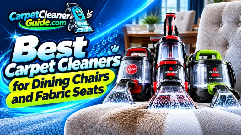 Best Carpet Cleaners for Dining Chairs and Fabric Seats