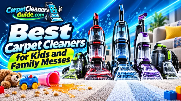 Best Carpet Cleaners for Kids and Family Messes