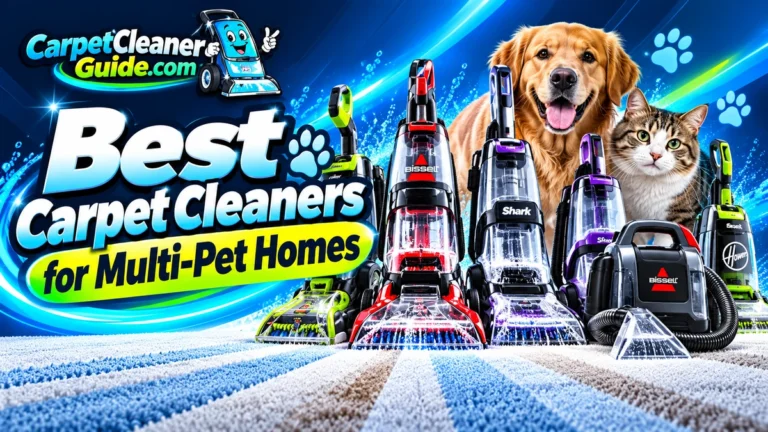 Best Carpet Cleaners for Multi-Pet Homes