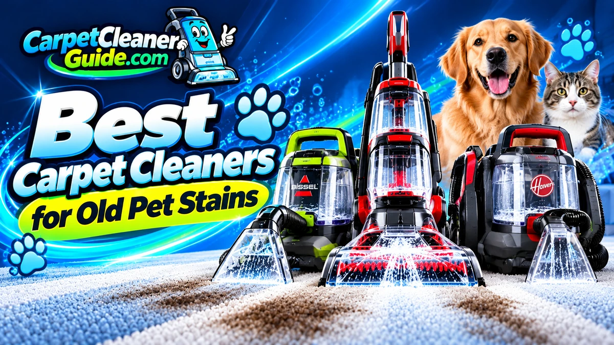 Best Carpet Cleaners for Old Pet Stains