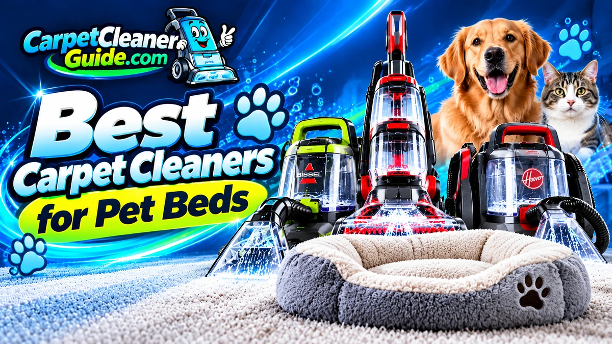 Best Carpet Cleaners for Pet Beds