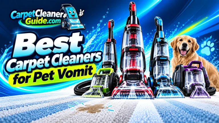 Best Carpet Cleaners for Pet Vomit