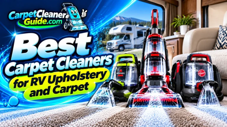 Best Carpet Cleaners for RV Upholstery and Carpet