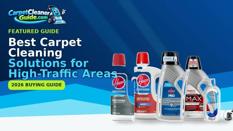 Best Carpet Cleaning Solutions for High-Traffic Areas