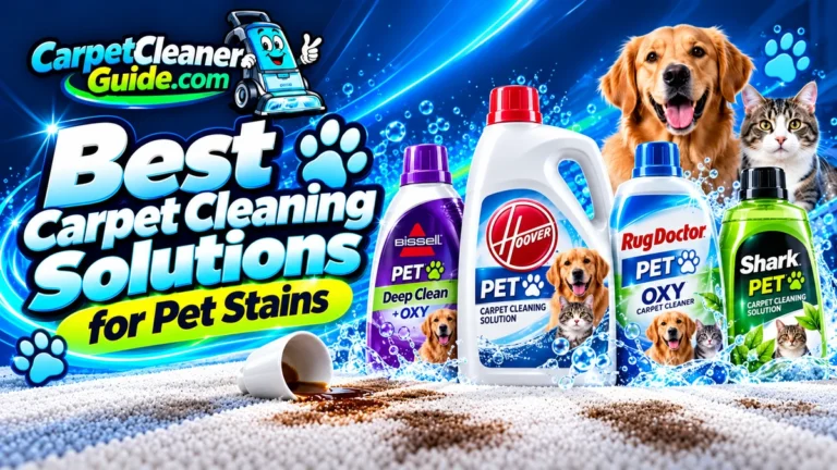 Best Carpet Cleaning Solutions for Pet Stains