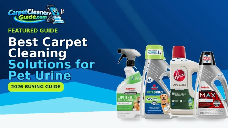 Best Carpet Cleaning Solutions for Pet Urine
