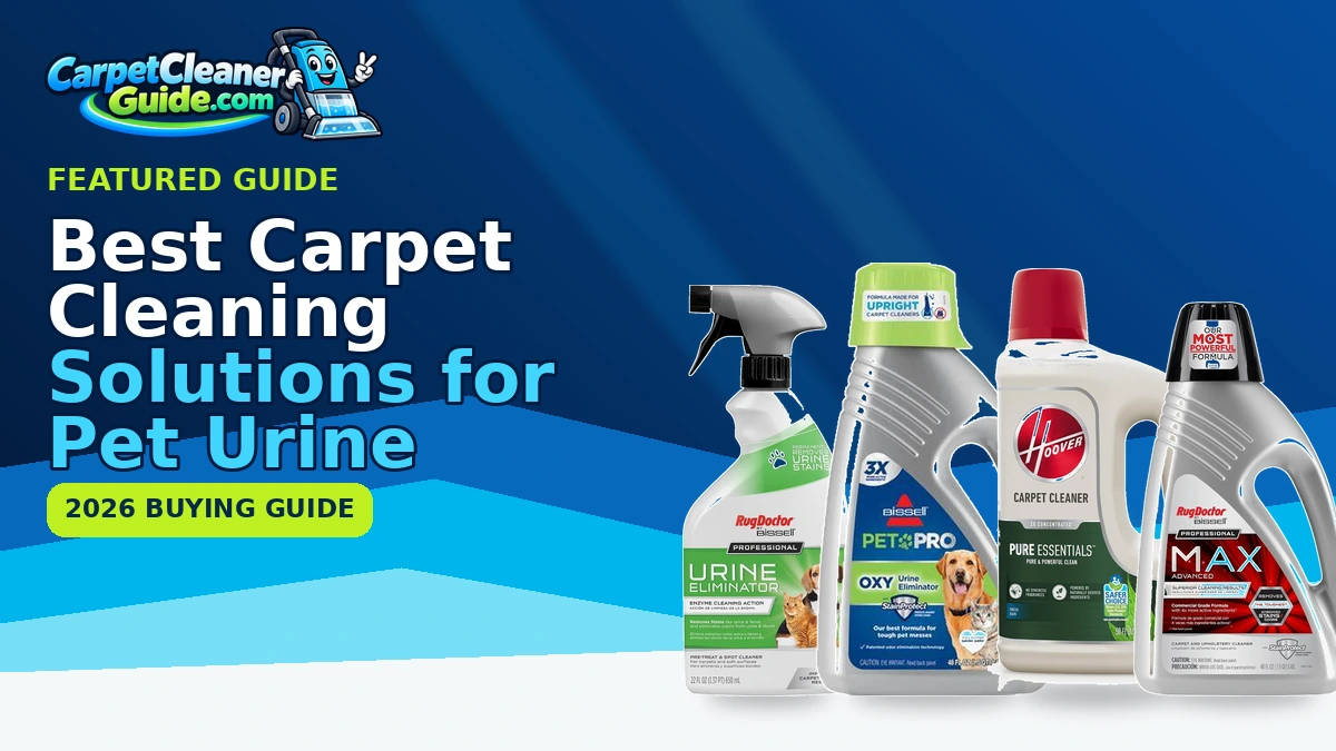 Best Carpet Cleaning Solutions for Pet Urine
