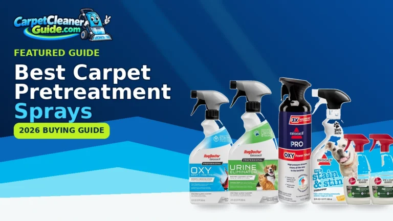 Best Carpet Pretreatment Sprays