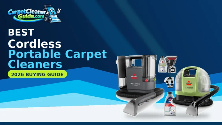 Best Cordless Portable Carpet Cleaners