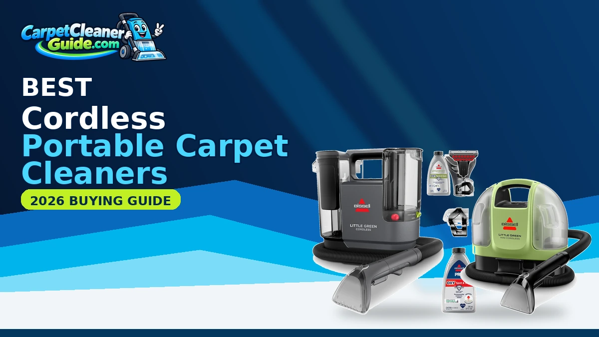 Best Cordless Portable Carpet Cleaners