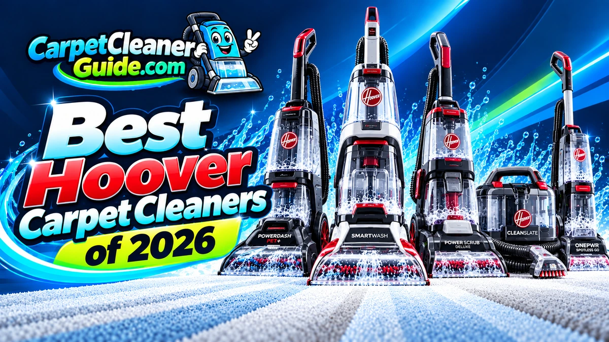 Best Hoover Carpet Cleaners of 2026 featured image with Hoover carpet cleaners