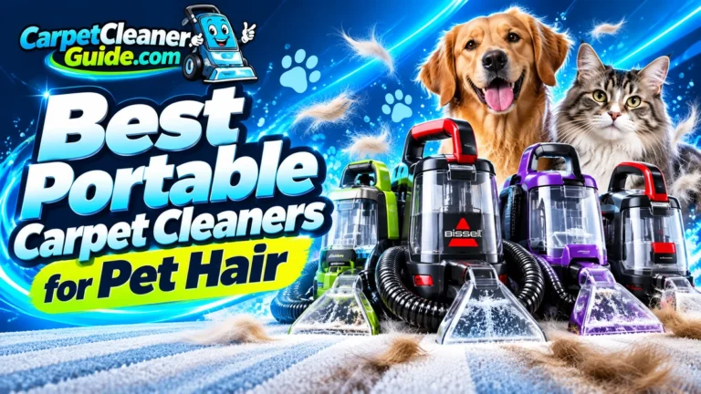 Best Portable Carpet Cleaners for Pet Hair