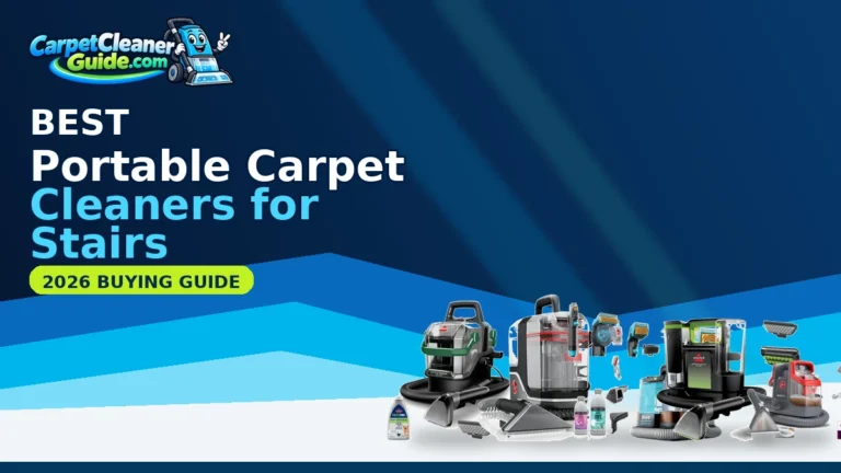 Best Portable Carpet Cleaners for Stairs