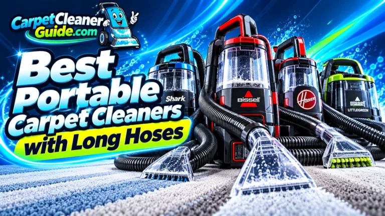 Best Portable Carpet Cleaners with Long Hoses