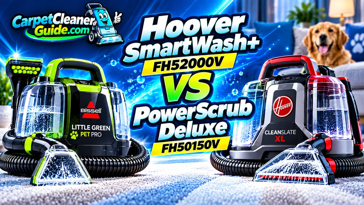 Hoover SmartWash+ FH52000V vs PowerScrub Deluxe FH50150V