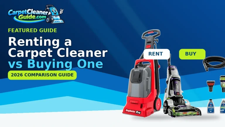 Renting a Carpet Cleaner vs Buying One