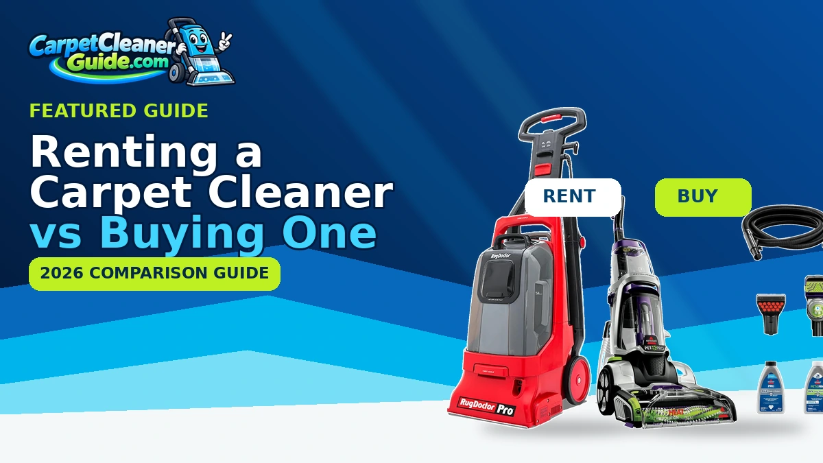 Renting a Carpet Cleaner vs Buying One