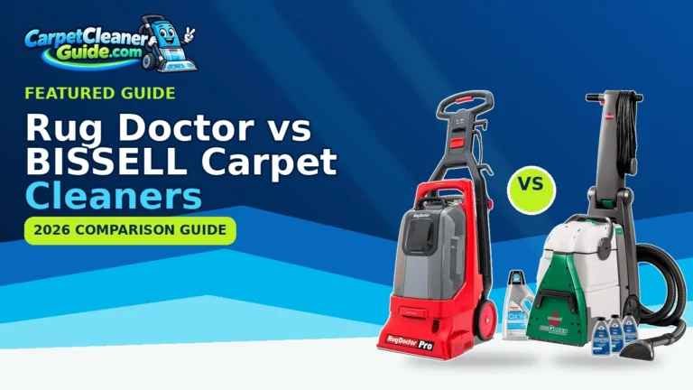 Rug Doctor vs BISSELL Carpet Cleaners