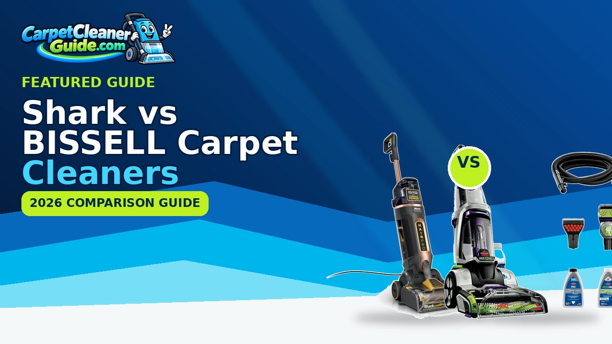 Shark vs BISSELL Carpet Cleaners